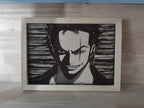 Figurines Roronoa Zoro en bois sculpté, tableaux