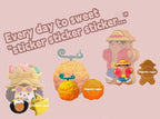 Luffy Magnet autocollant de réfrigérateur boîte mystère Autocollant de réfrigérateur personnage mignon