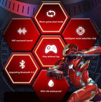 Marvel Spider‑Man Uzumaki Naruto Combo Pack, Wireless Bluetooth Earphones & Kunai Utility Knife