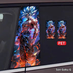 Son Goku/Bejīta Yonsei Car Center Pillar Character Decorative Sticker