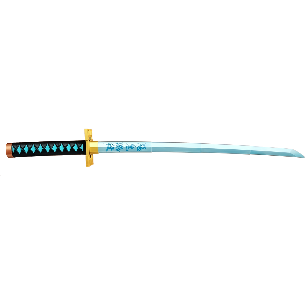 Demon Slayer Tanjiro Zenitsu Katana rétractable, Épée Accessoire de Cosplay Anime