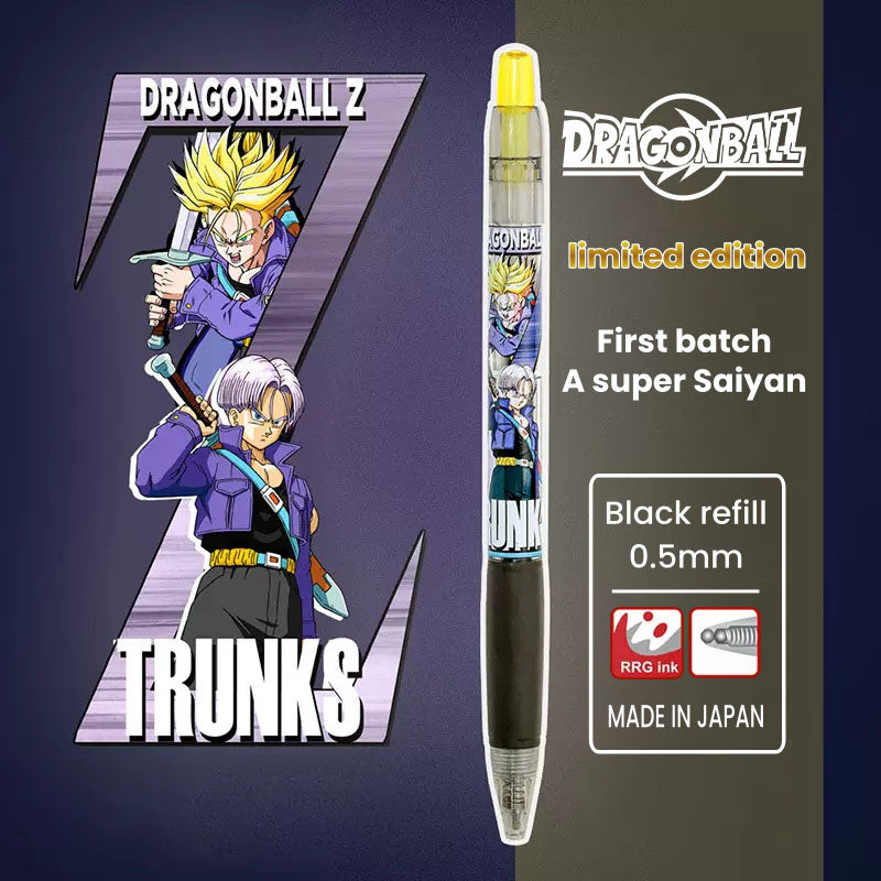 Stylo bille Goku/Vegeta Cool Push - Ressentez la puissance de l'anime en écrivant