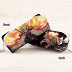 Tanjirou/Nezuko exquise trousse multi-fonctionnelle avec compartiments astucieux et motifs originaux