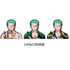 Autocollants 3D dégradés Luffy/Zoro/Nami