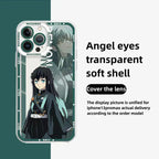 Coque de téléphone antichoc en silicone raffinée tendance Apple pour iPhone, Android Tanjirou/Nezuko