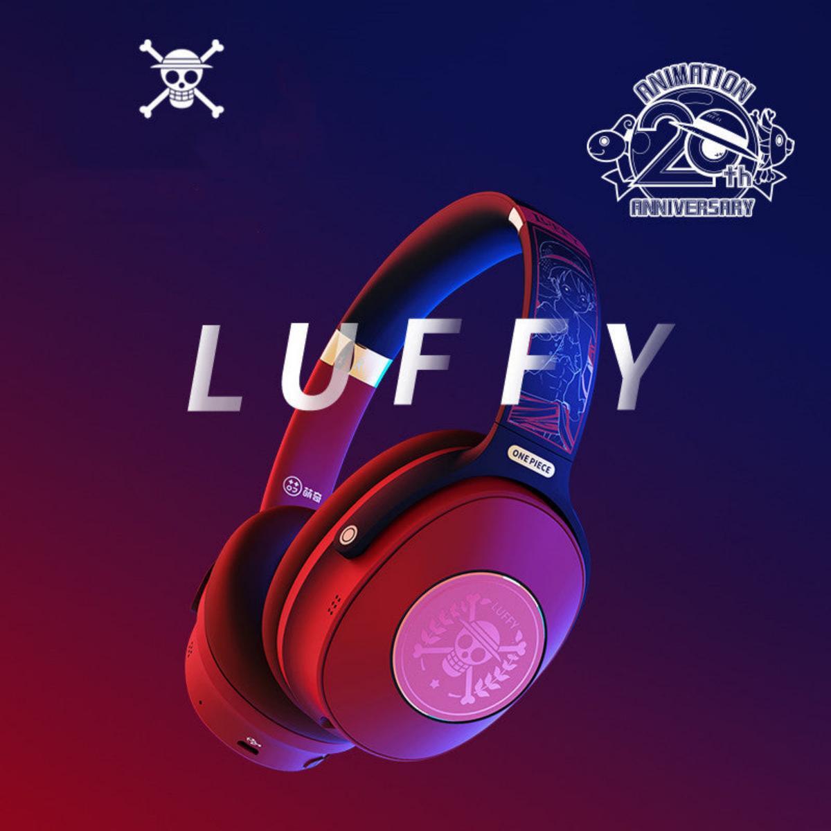 Casque Bluetooth à réduction de bruit Luffy/Zoro 20e anniversaire