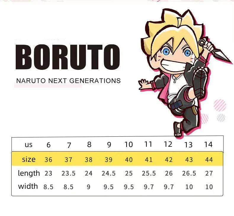 Uzumaki Boruto chaussures en toile décontractées et confortables