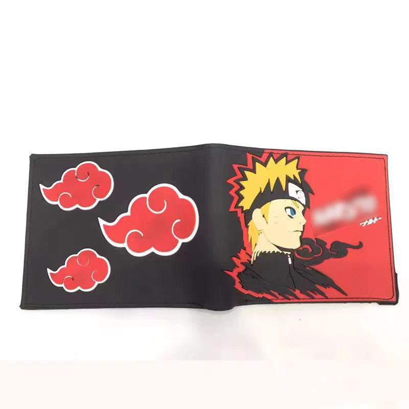 Portefeuille Uchiha Itachi à la mode et exquis, cuir de qualité, compartiments raisonnables, style de rangement pratique