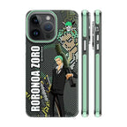 Coque Luffy/Zoro en silicone antichoc pour iPhone
