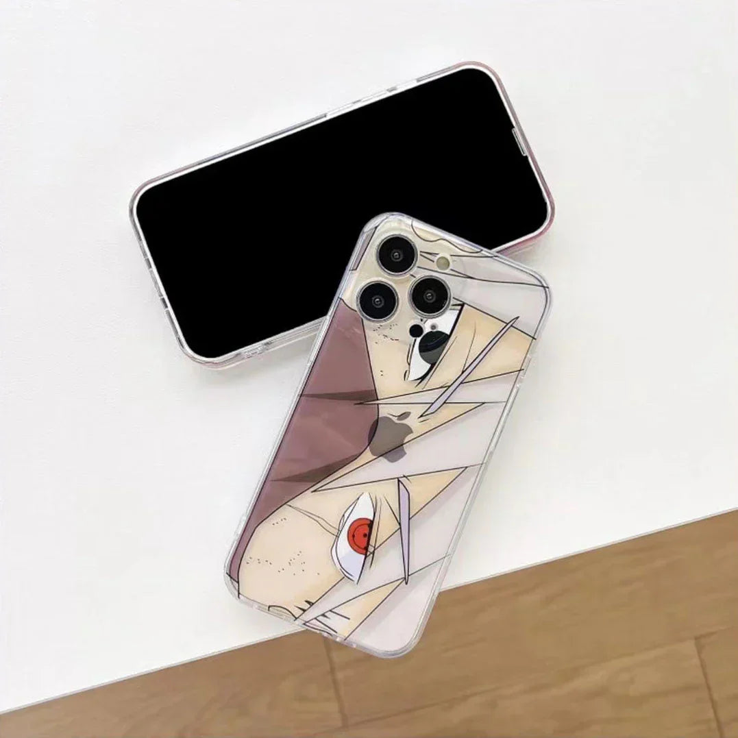Coque de téléphone antichoc en silicone Pain/Kakashi Apple