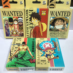 Cartes à jouer Luffy/Zoro/Chopper One Piece mandat d'arrêt