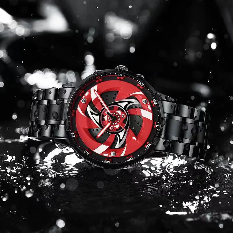 Montre rotative Sharingan de Sasuke/Madara/Itachi. Montre élégante et cool.