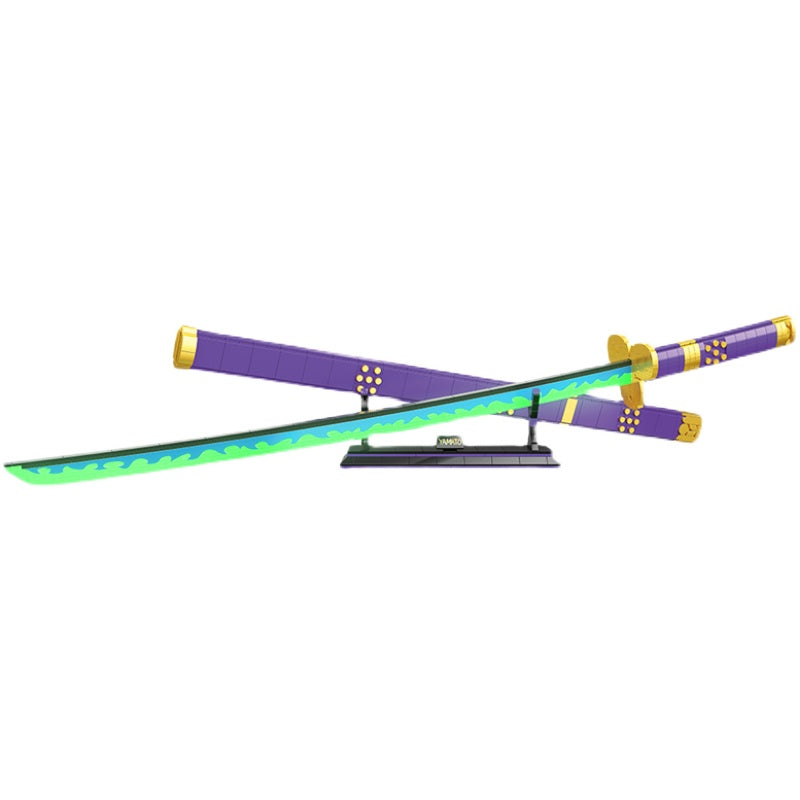 Roronoa Zoro Blocs de Construction Lumineux 806 Pièces Modèle Jouet