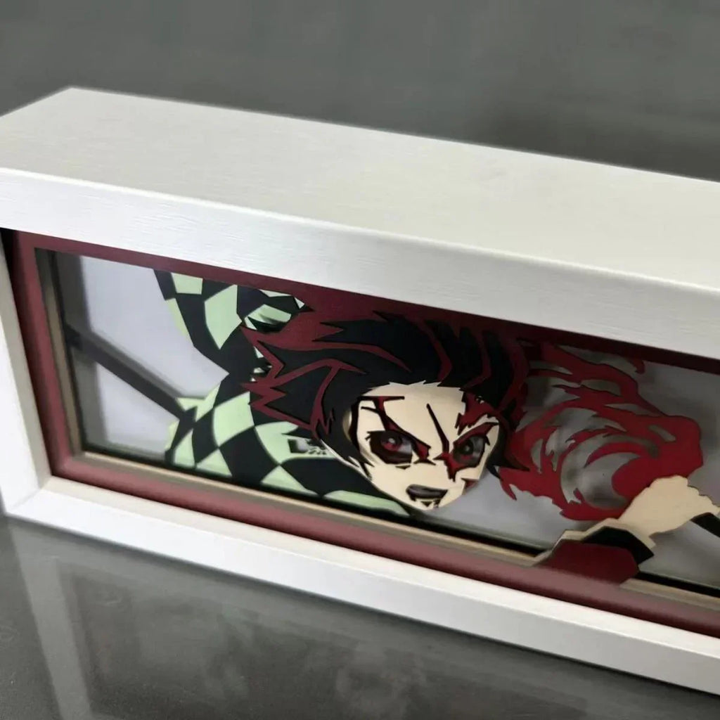 Tanjirou/Nezuko/Giyuu/Mitsuri Veilleuses de bureau exquises Luminescence Décoration de bureau