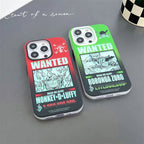 Coque de téléphone en silicone anti-choc tendance exquise Luffy/Zoro pour iPhone
