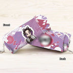 Tanjirou/Nezuko exquise trousse multi-fonctionnelle avec compartiments astucieux et motifs originaux
