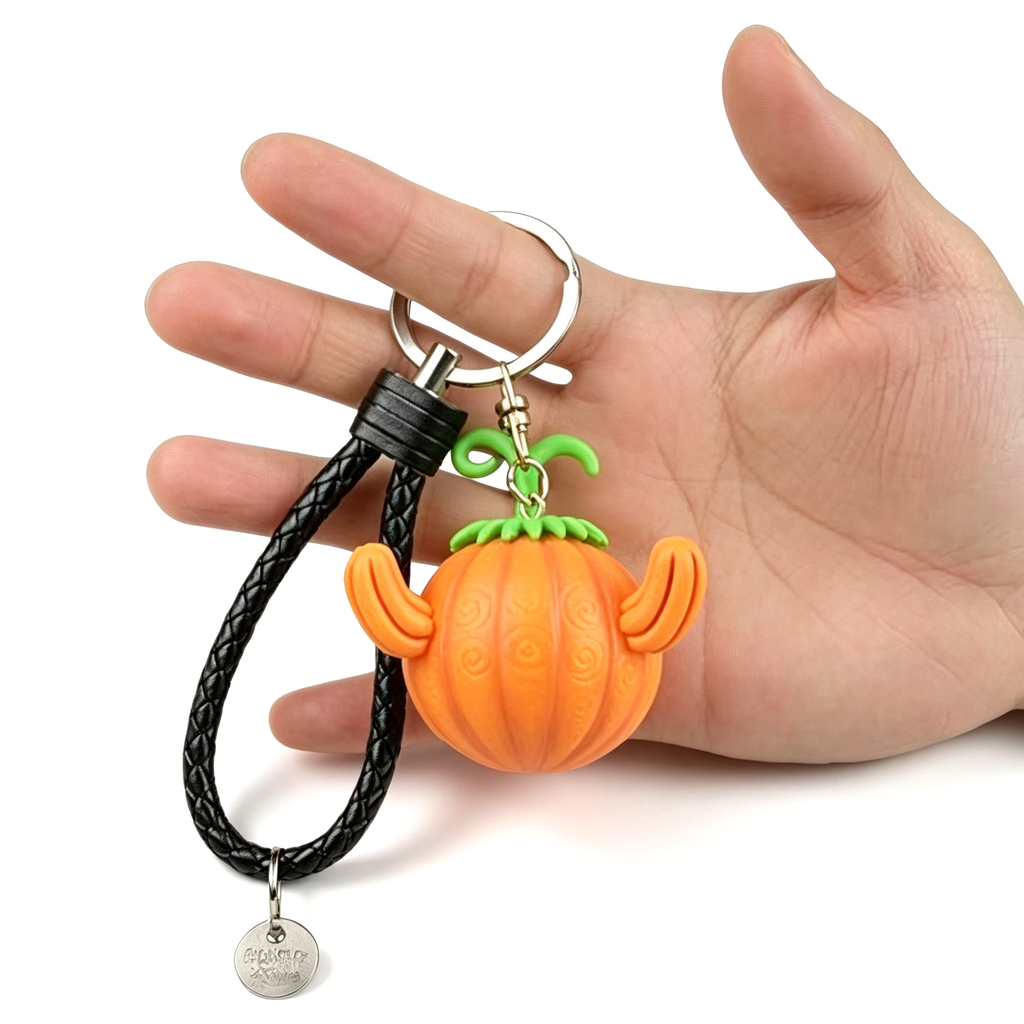 Porte-clés One Piece Luffy Fruit du Démon, Porte-clés Anime Gomu Gomu No Mi