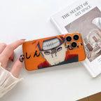 Coque de téléphone antichoc en silicone Pain/Kakashi Apple