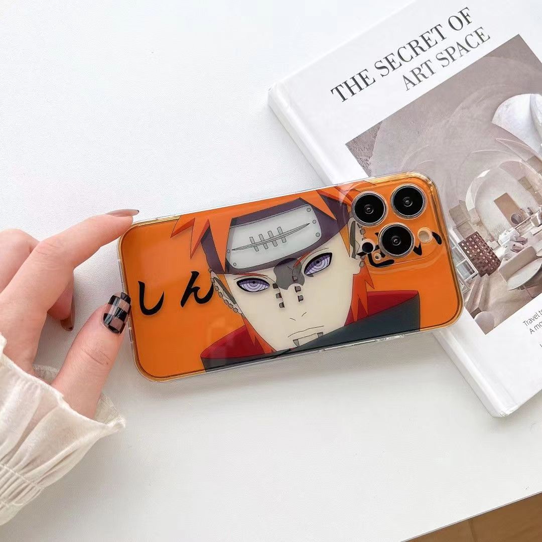 Coque de téléphone antichoc en silicone Pain/Kakashi Apple