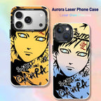 Naruto Sasuke Anime Phone Case, Graffiti Style Multi Character Shockproof Protective Case For iPhone All Models Anti-Scratch Soft TPU Cell Phone Cover