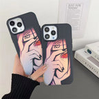 Coque de téléphone antichoc en silicone Uchiha Itachi pour iPhone