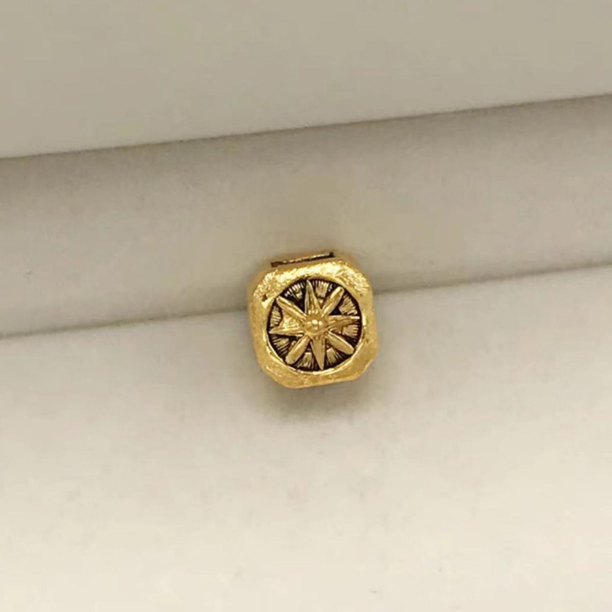 Bracelet de perles Luffy en or, cadeau pour les amoureux de la marine fruitée
