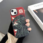 Coque de téléphone Luffy/Shanks antichoc en silicone pour iPhone