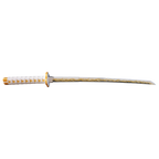 Demon Slayer Tanjiro Zenitsu Katana rétractable, Épée Accessoire de Cosplay Anime