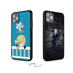 Coque de téléphone Luffy/Zoro/Ace 3D antichoc en silicone pour iPhone
