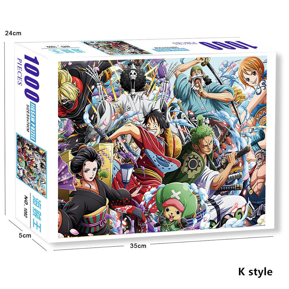 Luffy/Zoro 1000 PIÈCES Puzzle intéressant