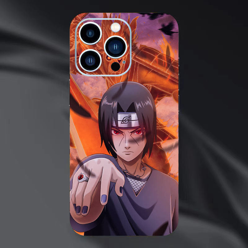 Film arrière de téléphone exquis Itachi/Jiraiya/Kakashi pour iPhone, motif personnalisé, protection HD