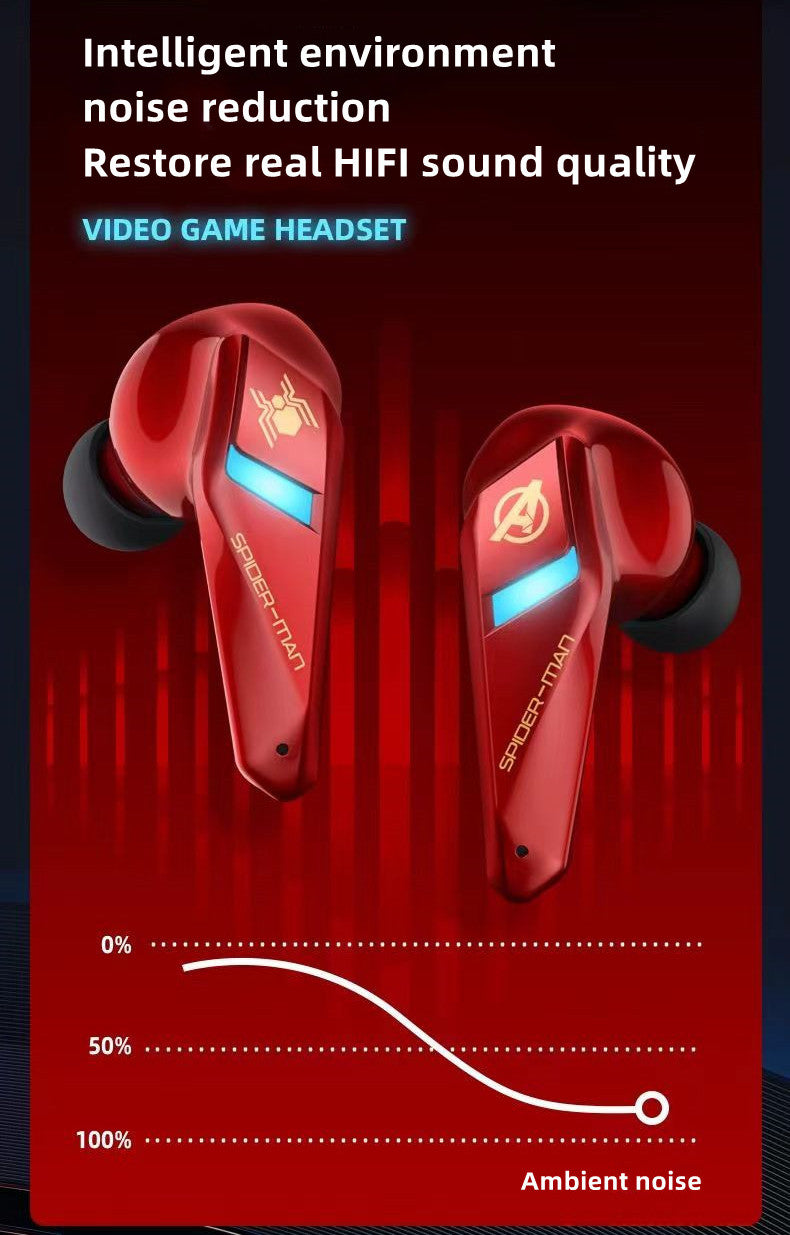 Marvel Spider‑Man Uzumaki Naruto Combo Pack, Wireless Bluetooth Earphones & Kunai Utility Knife