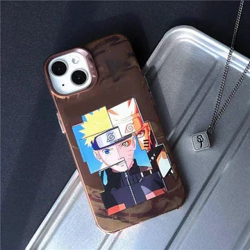 Coque de téléphone anti-collision en silicone tendance exquise Sasuke/Uzumaki Apple