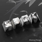 Capuchon de clavier mécanique créatif transparent Nezuko/Tanjirou/Tokitou Muichirou mignon