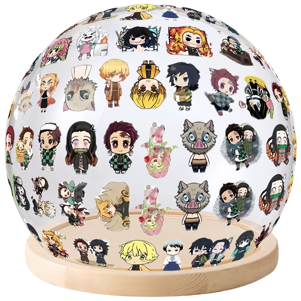 Luffy / Tanjirou DIY Handmade Acrylic Spherical Night Light