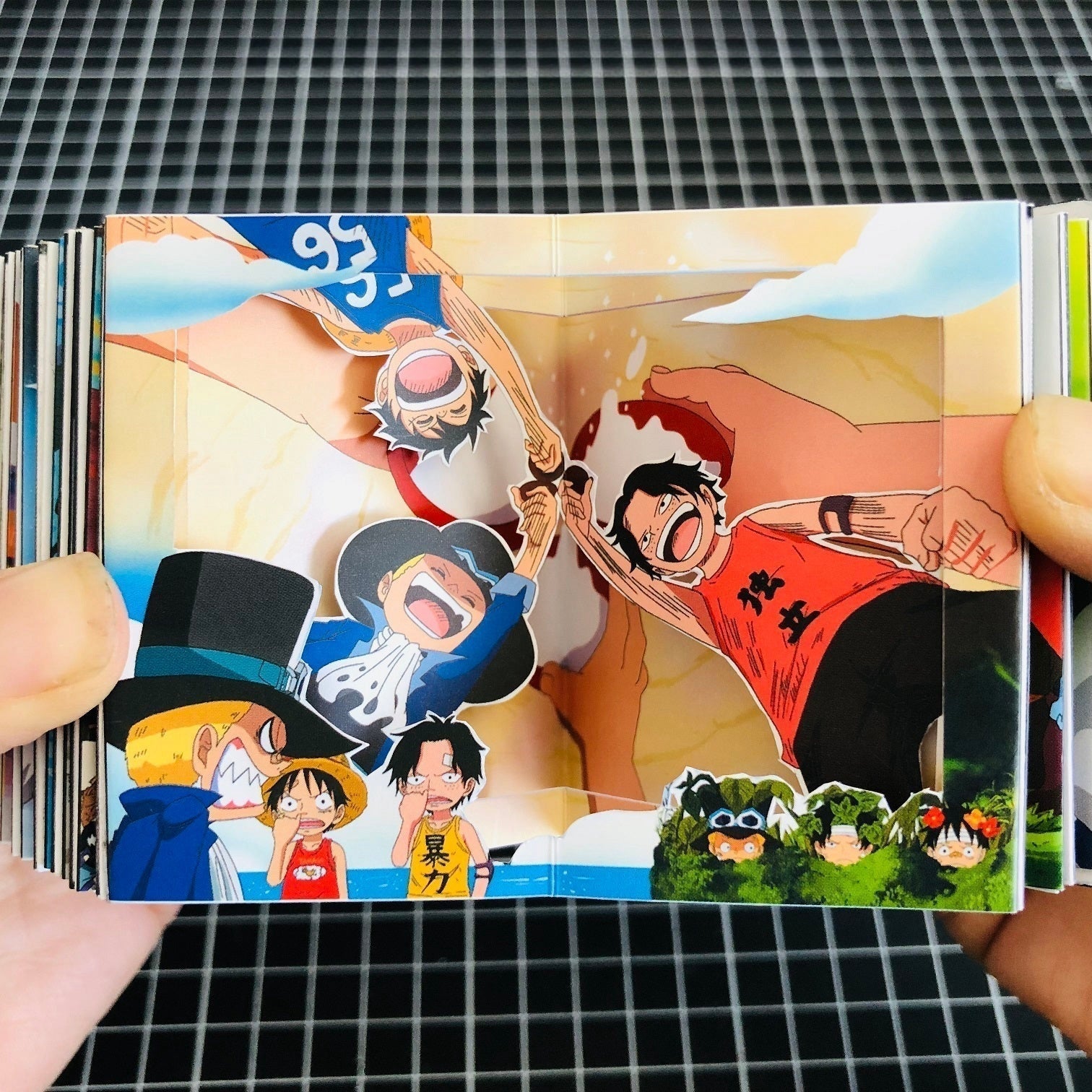 Bandes dessinées en trois dimensions Luffy/Zoro/Chopper