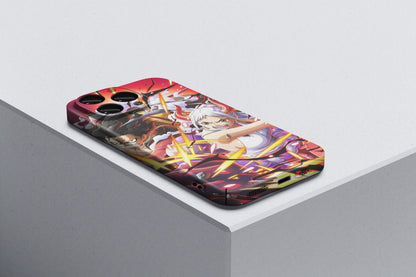 Luffy & Yamato Together Against The Storm | One Piece 3D Printed Anime Phone Case