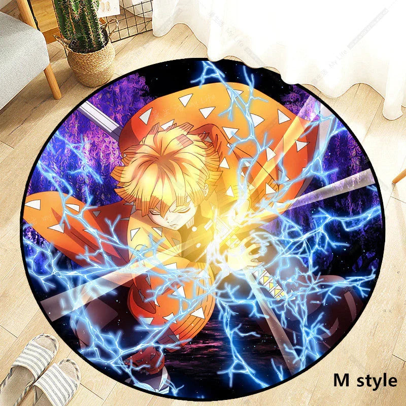 Tapis de maison Kamado Tanjirou fait à la main, écologique, antidérapant et confortable