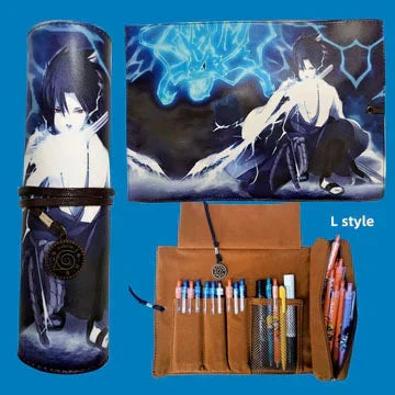 Itachi/Sasuke motif haute définition Impression magnifique défilement de dessin animé trousse créative