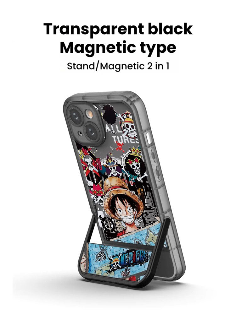 Coque de téléphone antichoc en silicone Nika Luffy pour iPhone