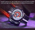 Montre Boruto/Sasuke/Sarada Montre étanche à trois degrés Montre Sharingan