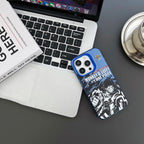 Coque Luffy/Zoro en silicone antichoc pour iPhone