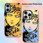 Naruto Sasuke Anime Phone Case, Graffiti Style Multi Character Shockproof Protective Case For iPhone All Models Anti-Scratch Soft TPU Cell Phone Cover