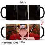 Uzumaki/Sasuke Color-Changing Mug Ceramic Heated Water Gradient Magic Coffee Mug cup