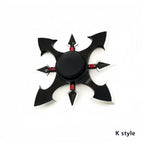 Figurine Sharingan avec hand spinner en métal pour soulager le stress