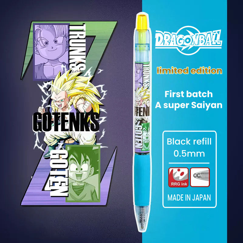 Stylo bille Goku/Vegeta Cool Push - Ressentez la puissance de l'anime en écrivant