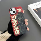Coque de téléphone Luffy/Shanks antichoc en silicone pour iPhone