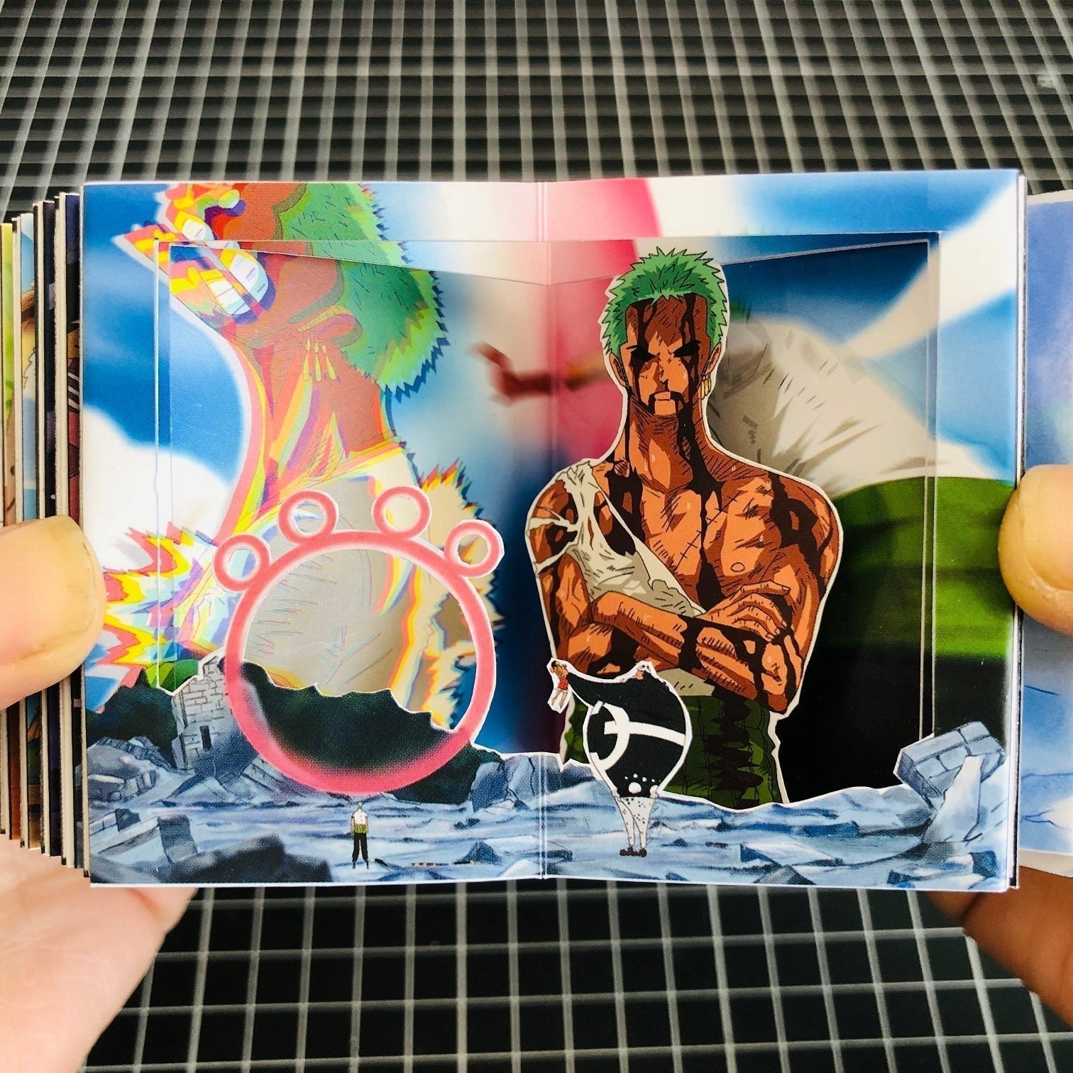 Bandes dessinées en trois dimensions Luffy/Zoro/Chopper