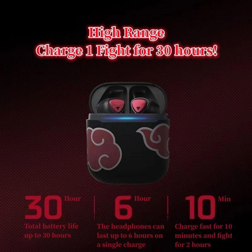 Uchiha Itachi ensemble d'écouteurs sans fil Bluetooth