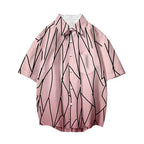 T-shirt Tanjirou/Nezuko, nouveauté été, coupe ample, chemise COS imprimée, tendance jeune décontractée, polyvalente
